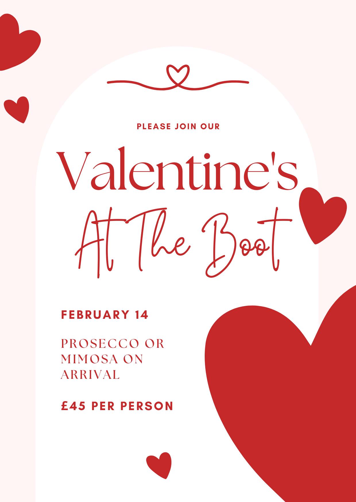 Valentine's at The Boot